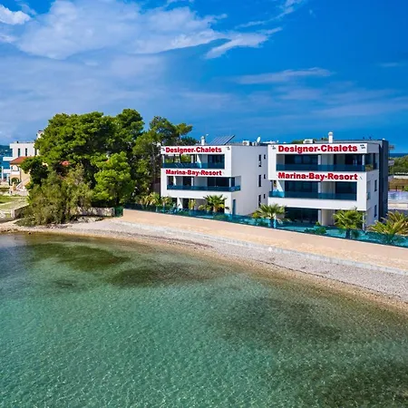 Marina-bay-resort - With Pool - First Line To The Sea Sukošan