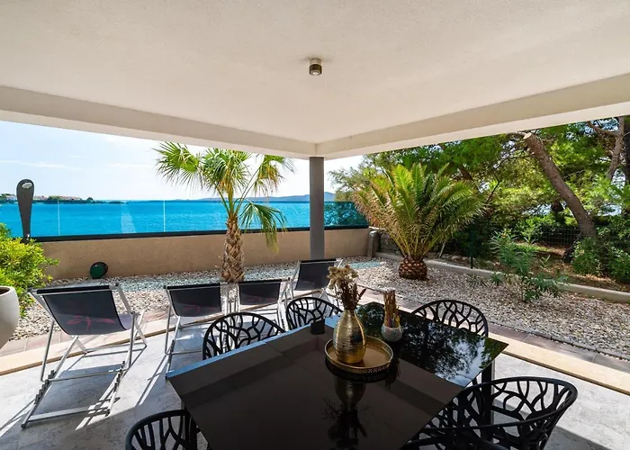 Marina-bay-resort - With Pool - First Line To The Sea 4* Sukošan