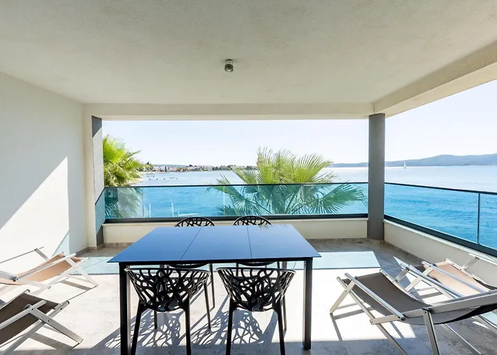 Marina-bay-resort - With Pool - First Line To The Sea 4* Sukošan